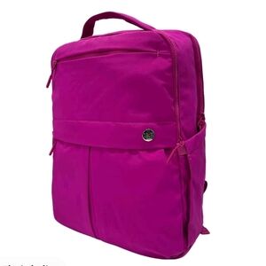 Hot Pink Iris & Rainbow Backpack